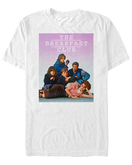 Fifth Sun The Breakfast Club Group Pose Faded Background Short Sleeve T-Shirt
