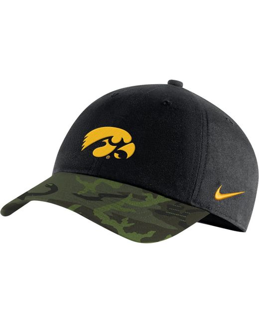 Nike Camo Iowa Hawkeyes Veterans Day 2Tone Legacy91 Adjustable Hat