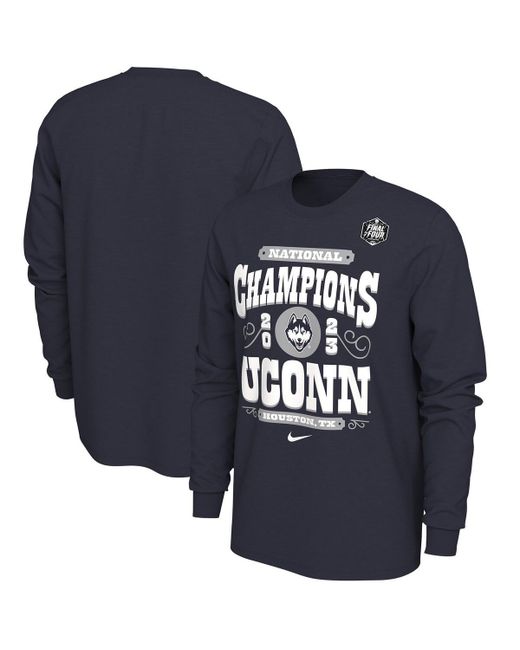 Nike UConn Huskies 2023 Ncaa Basketball National Champions Celebration Long Sleeve T-shirt