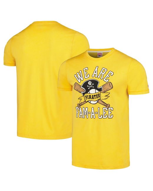 Homage Pittsburgh Pirates We Are Fam-a-Lee Tri-Blend T-shirt