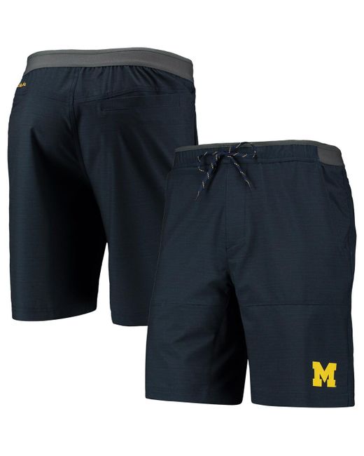 Columbia Michigan Wolverines Twisted Creek Omni-Shield Shorts