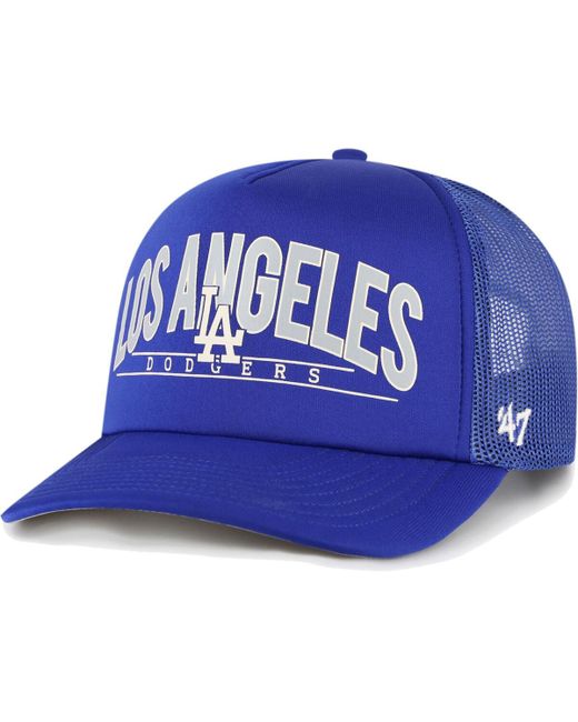 '47 Brand 47 Brand Los Angeles Dodgers Backhaul Foam Trucker Snapback Hat