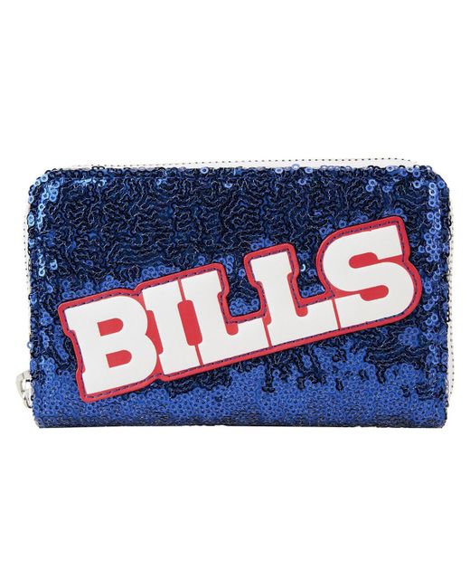 Loungefly Buffalo Bills Sequin Zip-Around Wallet