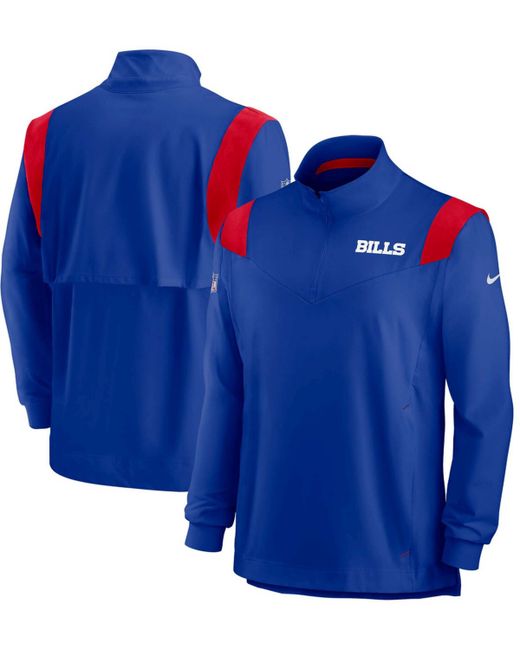 Nike Buffalo Bills 2021 Sideline Coaches Repel Quarter-Zip Jacket