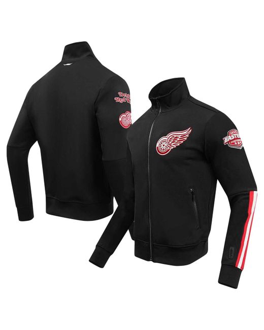Pro Standard Detroit Red Wings Classic Chenille Full-Zip Track Jacket