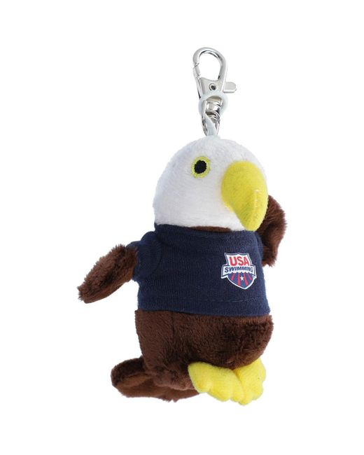 Mascot Factory Usa Swimming Eagle Plush Keychain