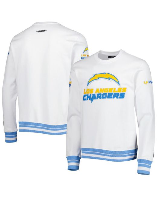 Pro Standard La Chargers Mash Up Pullover Sweatshirt