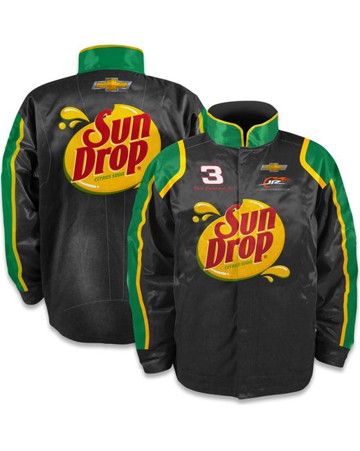 Jr Motorsports Official Team Apparel Dale Earnhardt Jr. Sun Drop Nylon Uniform Full-Snap Jacket