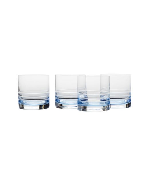 Mikasa Cal Ombre Double Old Fashioned Glasses Set of 4 15.5 oz