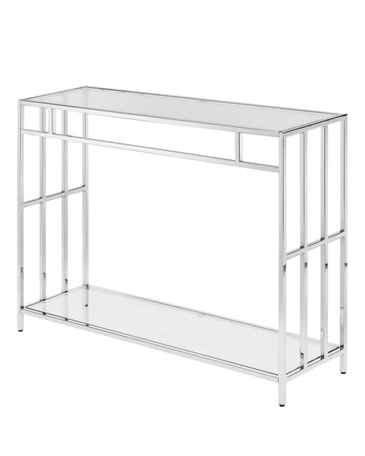 Convenience Concepts Mission Glass Console Table
