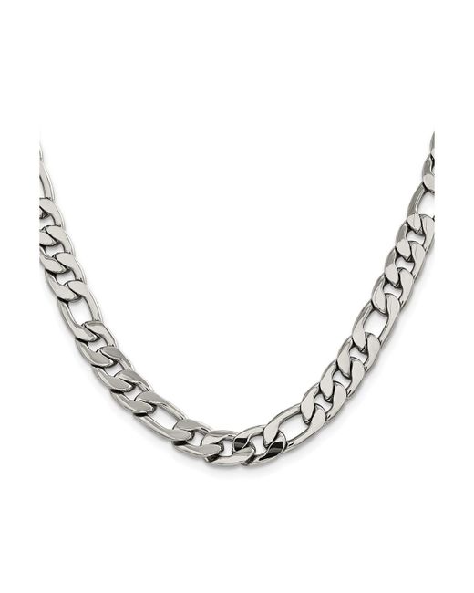 Chisel 8.75mm Figaro Chain Necklace