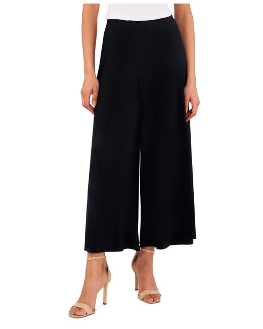Vince Camuto Pull On Wide Leg Ankle Pants