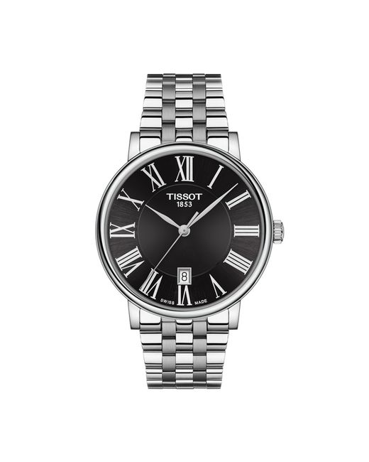 Tissot Swiss Carson Premium Stainless Steel Bracelet Watch 40mm