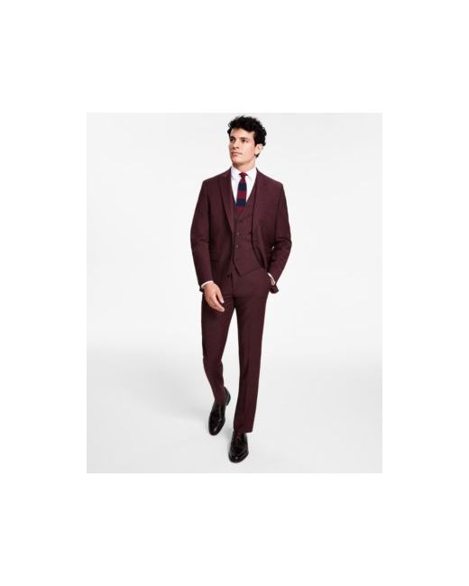 Bar III Slim Fit Solid Suit Jacket Vest Pant Created For