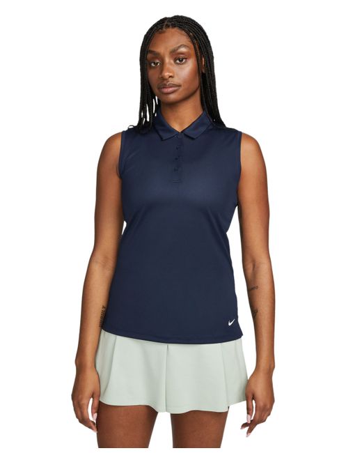 Nike Dri-fit Victory Sleeveless Golf Polo T-Shirt