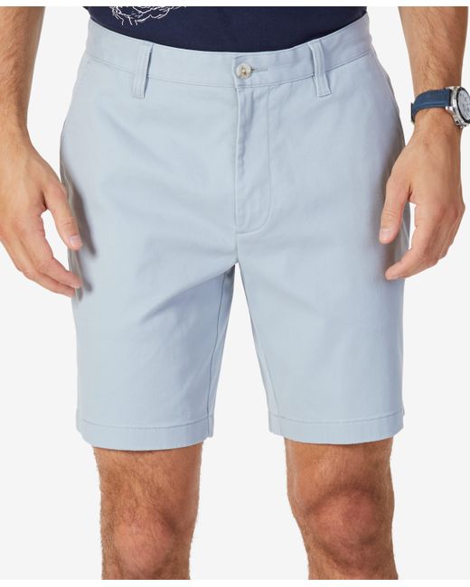Nautica Classic-Fit 8.5 Stretch Chino Flat-Front Deck Short