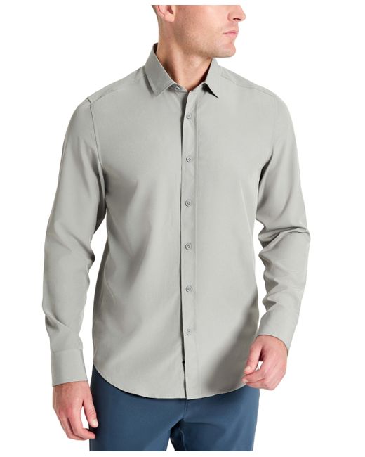 Kenneth Cole Solid Slim Fit Performance Shirt