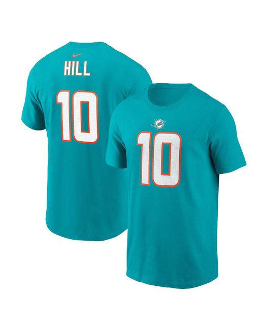 Nike Tyreek Hill Miami Dolphins Player Name Number T-shirt