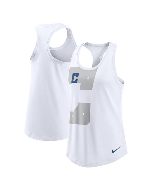 Nike Indianapolis Colts Tri-Blend Scoop Neck Racerback Tank Top
