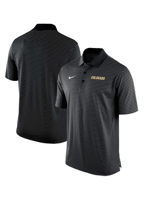 Nike Colorado Buffaloes Stadium Stripe Performance Team Polo Shirt