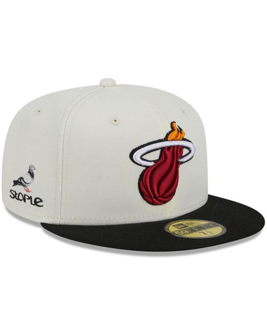 Staple New Era x Black Miami Heat Nba Two-Tone 59FIFTY Fitted Hat