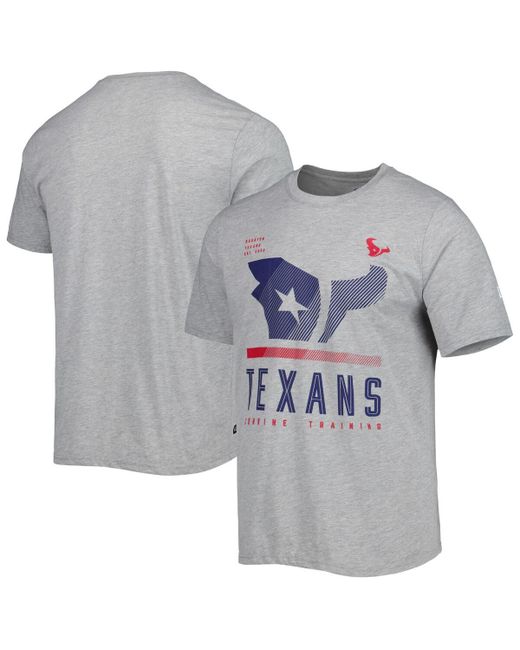 New Era Houston Texans Combine Authentic Zone T-shirt
