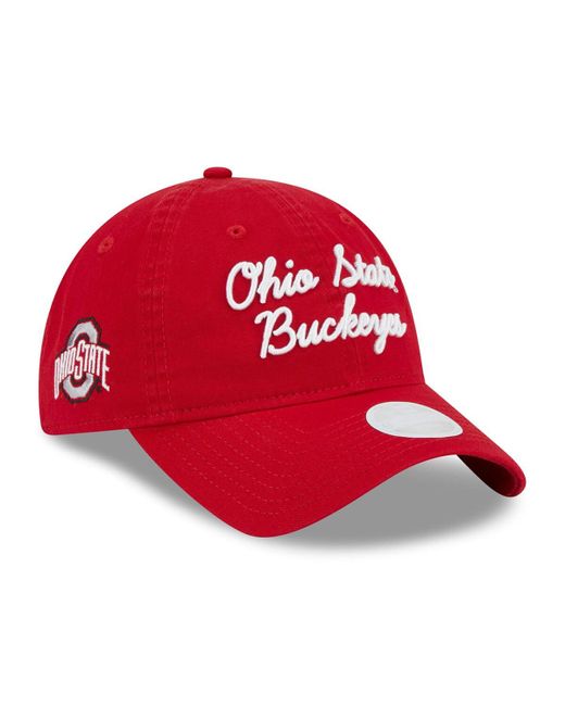 New Era Ohio State Buckeyes Script 9TWENTY Adjustable Hat