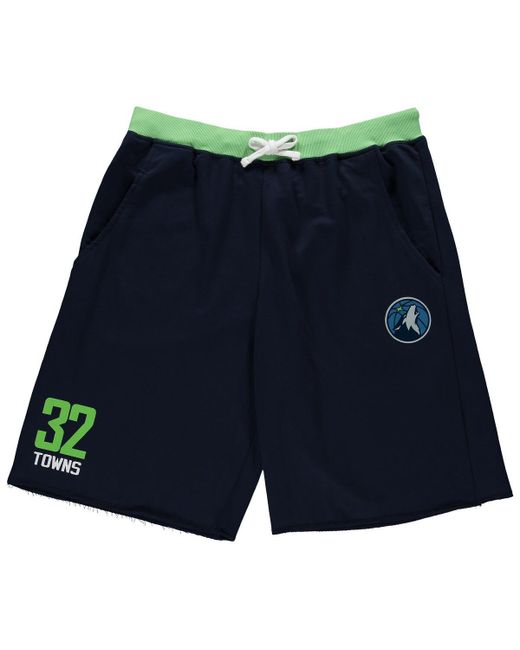 Profile Karl-Anthony Towns Minnesota Timberwolves Big and Tall French Terry Name Number Shorts