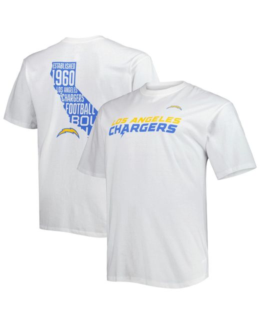 Fanatics Los Angeles Chargers Big and Tall Hometown Collection Hot Shot T-shirt