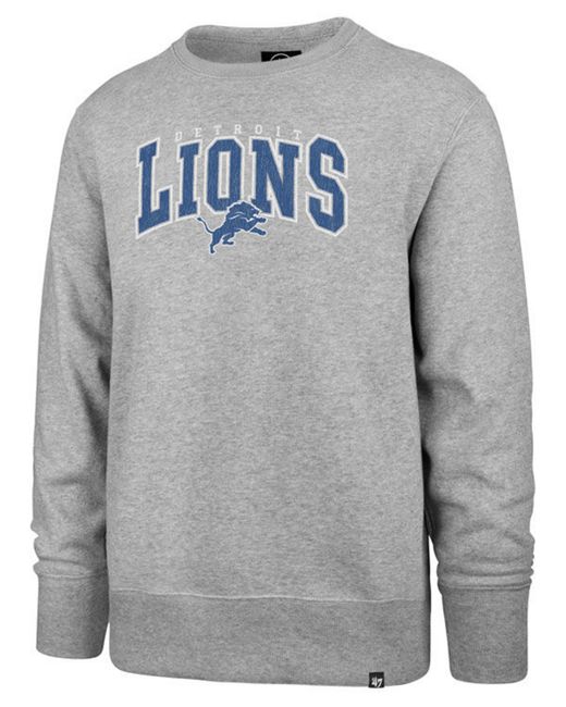'47 Brand 47 Brand Detroit Lions Varsity Block Headline Crew Sweatshirt