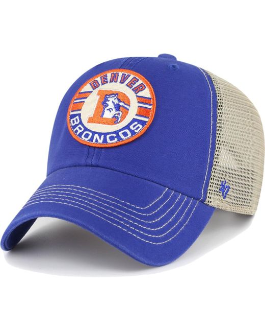 '47 Brand 47 Brand Natural Denver Broncos Notch Trucker Clean Up Adjustable Hat