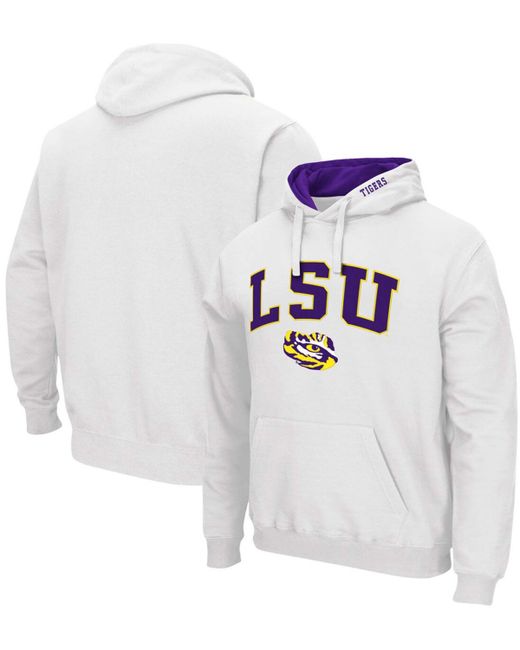 Colosseum Lsu Tigers Arch Logo 3.0 Pullover Hoodie
