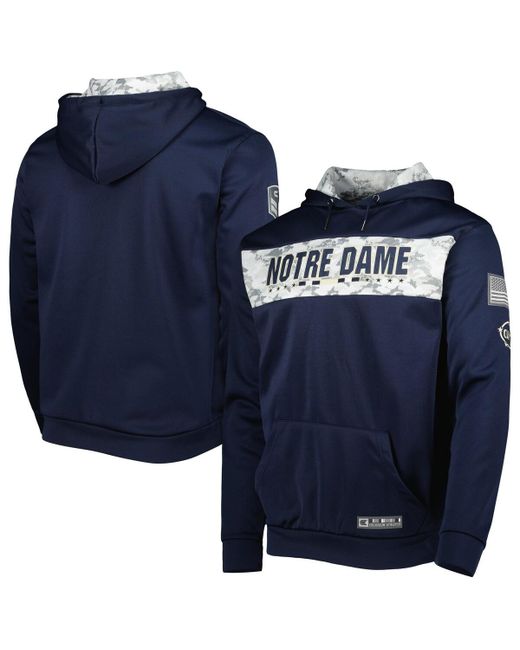 Colosseum Notre Fighting Irish Oht Military-Inspired Appreciation Team Pullover Hoodie