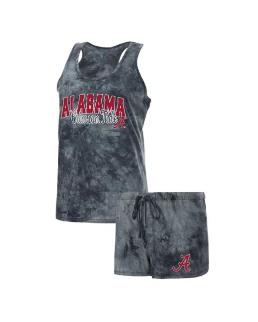 Concepts Sport Alabama Crimson Tide Billboard Tie-Dye Tank Top and Shorts Sleep Set