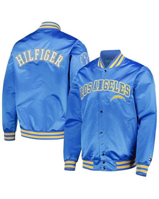 Tommy Hilfiger Los Angeles Chargers Elliot Varsity Full-Snap Jacket