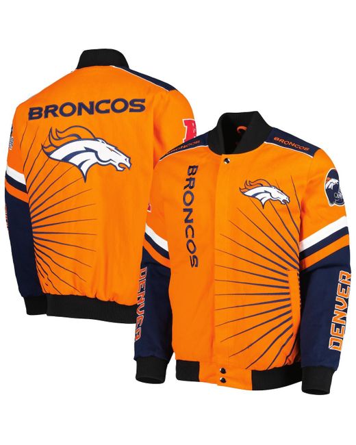 G-iii Sports By Carl Banks Denver Broncos Extreme Redzone Full-Snap Varsity Jacket