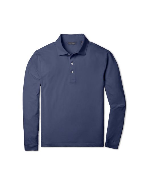 Scott Barber Tech Jersey Long Sleeve Polo Shirt