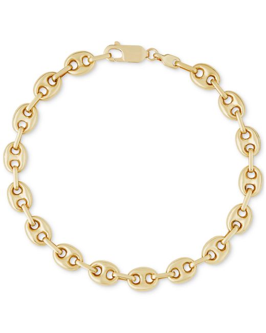 Macy's Polished Mariner Link Chain Bracelet 10K Gold