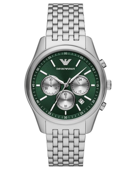 Emporio Armani Chronograph Stainless Steel Bracelet Watch 41mm
