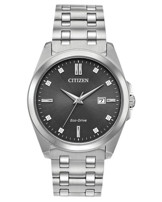 Citizen Eco-Drive Corso Stainless Steel Bracelet Watch 41mm