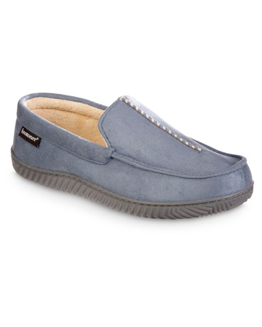 Isotoner Advanced Memory Foam Microsuede Liam Comfort Moccasin Slippers