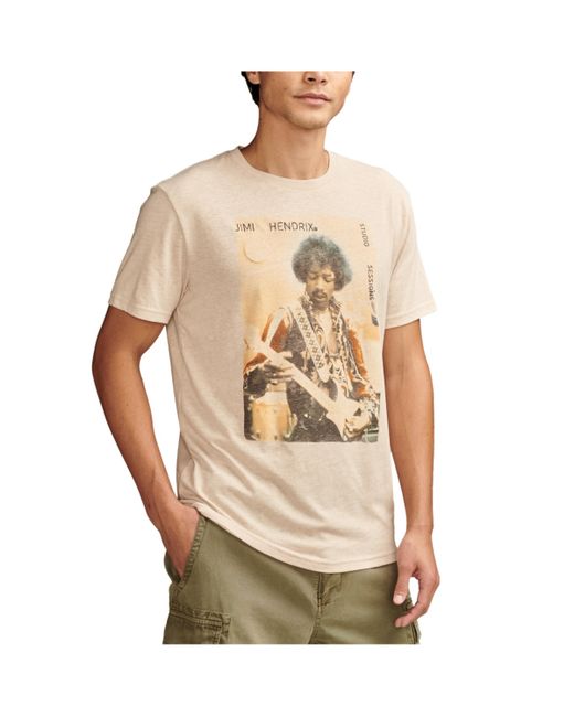 Lucky Brand Short Sleeve Hendrix Photo T-shirt