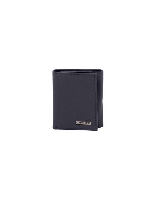 Champs Leather Rfid Tri-Fold Wallet Gift Box