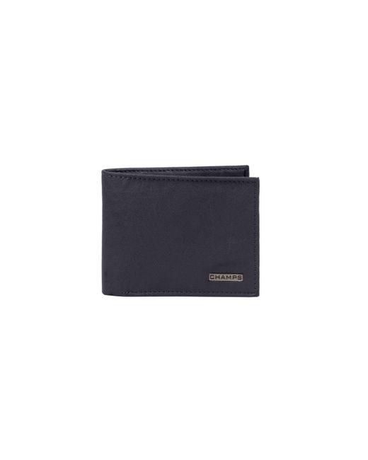 Champs Leather Rfid Center-Wing Wallet Gift Box
