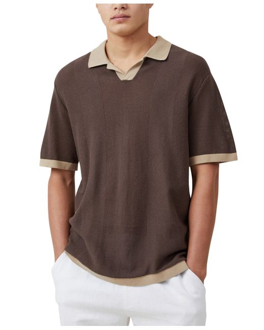 Cotton On Resort Short Sleeve Polo Shirt