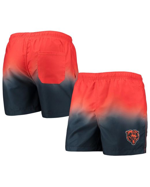 Foco Navy Chicago Bears Dip-Dye Swim Shorts