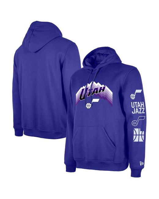 New Era Utah Jazz Big and Tall 2023/24 City Edition Jersey Pullover Hoodie