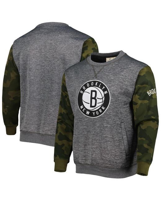 Fanatics Brooklyn Nets Camo Stitched Sweatshirt