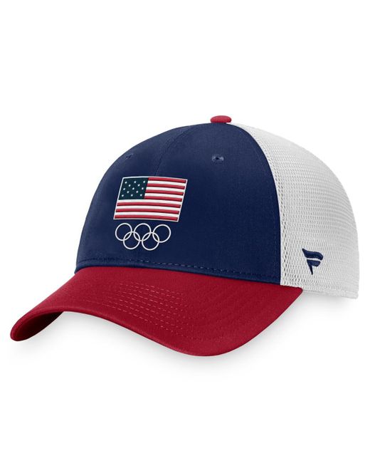 Fanatics White Team Usa Adjustable Hat