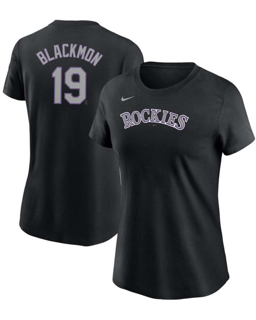 Nike Charlie Blackmon Colorado Rockies Name Number T-shirt